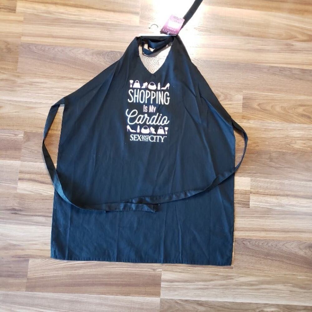 Sex and The City - Shopping is my Cardio Apron NWT